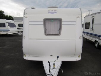 Prodám karavan Hobby 460 ufe,r.v.2008 + mover ,markýza, stan - 2