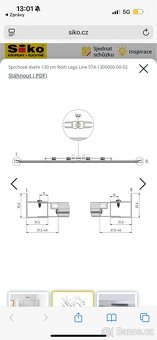 Komplet NOVÉ sprchové dveře se sprchovou vaničkou - 2