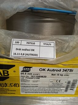 Svařovací dráty - 2