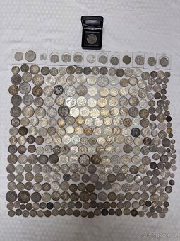 Velká sbírka stříbrných mincí - 2