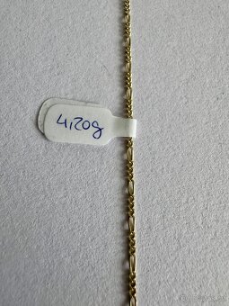 Zlatý řetízek 14K, 50 cm, 4,20 g - 2