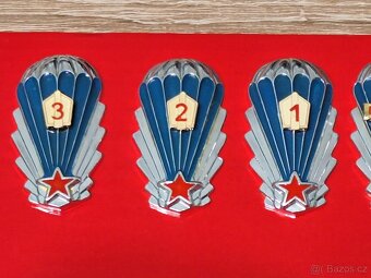 Výsadkářské odznaky - sada - 2