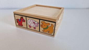 Dřevěné puzzle zvířátka - 2