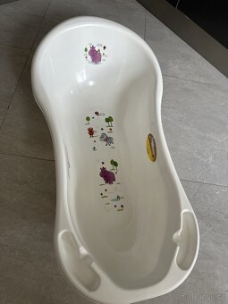 Maxi dětská vanička Keeeper Hippo bílá - 2