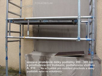 prodám díly hliníkového lešení - 2