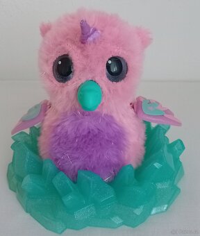 Hatchimals zvířátko + Little Live Pets-Ptáček s klecí - 2