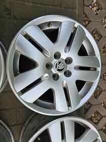 ALU kola disky VW Polo Škoda 5x100 Fabia Roomster R16 - 2