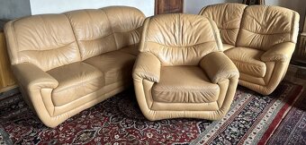 Luxusní kožená sedací souprava 3+2+1, 4398 - 2