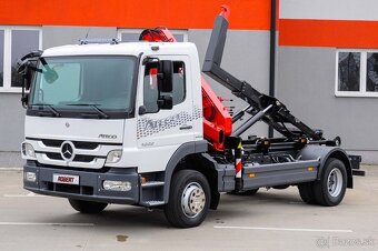 NOVÝ HÁKOVÝ NOSIČ KONTEJNERŮ HYDRAULICKÁ RUKA MERCEDES 12T - 2