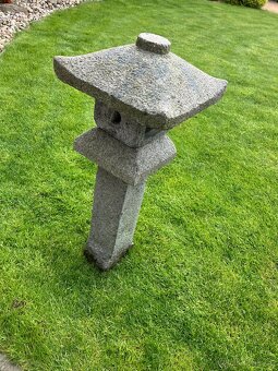 Japonská lampa - ŽULA - výška cca 80cm - 2