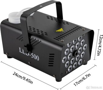 Mlhový stroj s RGB světly 500W - 2