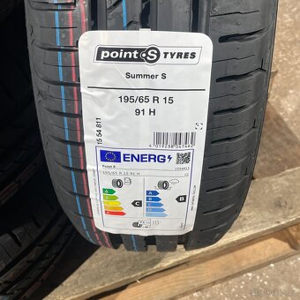 Uplně nové letní pneu 195/65 R15 91H PointS - 2