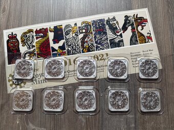 stříbrný slitek 1oz QUEEN´S Beasts 2025 - 2