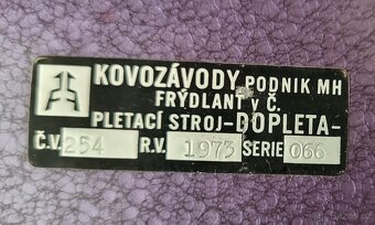 Pletací stroj Dopleta 180 - 2