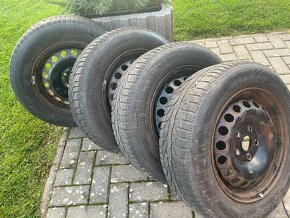 Zimní pneu 195/65-15, zimní sada kol octavia II - 2