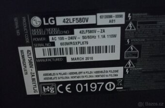 Tv LG s DVB-T 2 přijímačem a externí anténou - 2