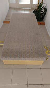 Prodam postel s uloznym prostorem, 195x85 - 2