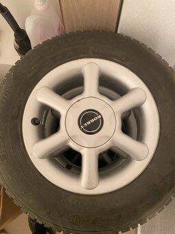 ALU disky Borbet + Zimní Pneu Goodyear R14 175/80 - 2