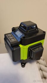 Samonivelační křížový laser 4x 360°, 16linií + 2ks baterií - 2