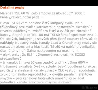 MARSHALL 🎸 NABÍZÍM ZVLÁŠŤ - 2