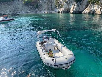 Prodám motorový člun zodiac gumový rozskládací kyl pevny - 2