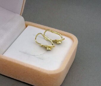 Pěkné zlaté náušničky - 2