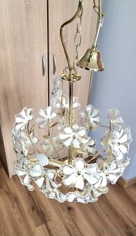 2 stropní lustry, stolní lampa a lampa nástěnná - 4 ks - 2