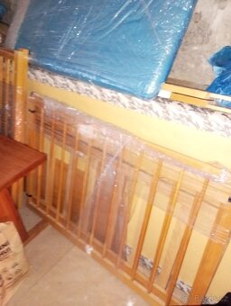 Dětská dřevěná postýlka - 2