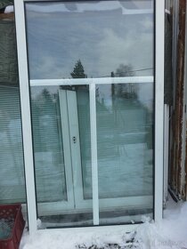 Plastova okna v-197,š-118cm, 23KS - 2