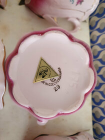 Starožitný růžový porcelán - 2