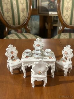 Sběratelský porcelánový miniatur set – ručně malovaný - 2