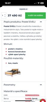 Postel Eveli 160cm - 2