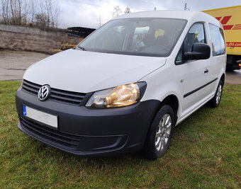 Volkswagen Caddy 1.6TDi 75kw r.v 2012 ,5.míst - 2