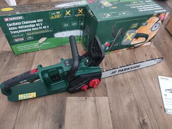 Aku řetězová pila Parkside lišta 38 cm 40V - 2