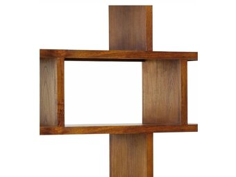Koloniální knihovna – masiv, originální design 180cm - 2