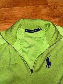 Zářivě zelená mikina se stojáčkem, Ralph Lauren Golf, vel. S - 2