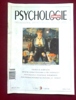 časopisy pro obor PSYCHOLOGIE -Konfrontace, Ps. dnes, Propsy - 2