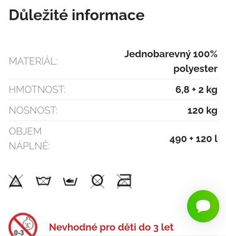 Sedací vak Sakypaky - 2