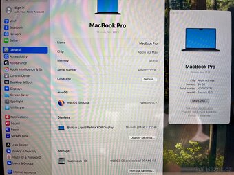 Apple MacBook Pro CTO 16" M3 MAX | 96GB | 1TB SSD | ZÁNOVNÍ - 2