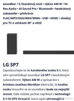 Sountbar LG SP7 - 2