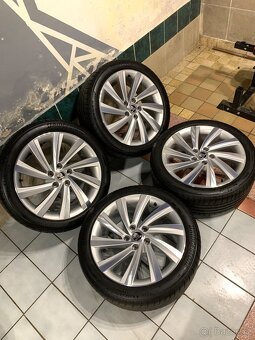 Alu kola Škoda R18 5X112 LETNÍ PNEU 225/45 R18 PERSEUS - 2