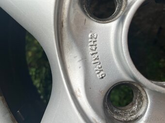 Originál sada alu kol ford fiesta MK5 4x108 5,5Jx14 ET 43,5 - 2