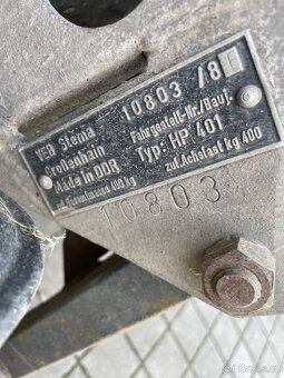 Prodám přívěsný vozík za auto VEB Stema hp 401 - 2