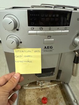 AEG kávovar - stejný jako Delonghi - 2