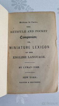 Miniaturní Lexicon anglického jazyka - 2