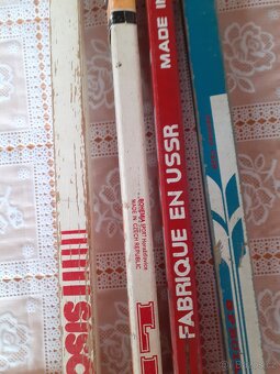 Retro  hokejky ,lyže  Fischer  blizzard, běžky - 2