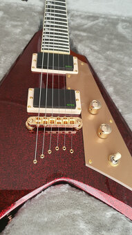 Zánovní kytara ESP LTD KH-V Kirk Hammet signature - Red Spar - 2