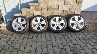 Alu kola 5x112 r17 Seat FR  originá Cupra zimní pneu - 2