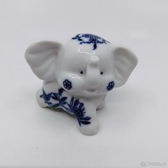 Cibulákový porcelánový slon - 2