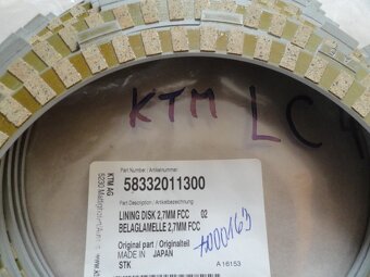 KTM LC 4 originální díly spojky - 2